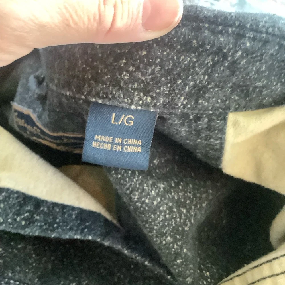 Freedom Foundry Shirt Mens Large Black Pockets Long Sleeve 100% Cotton - Picture 7 of 8